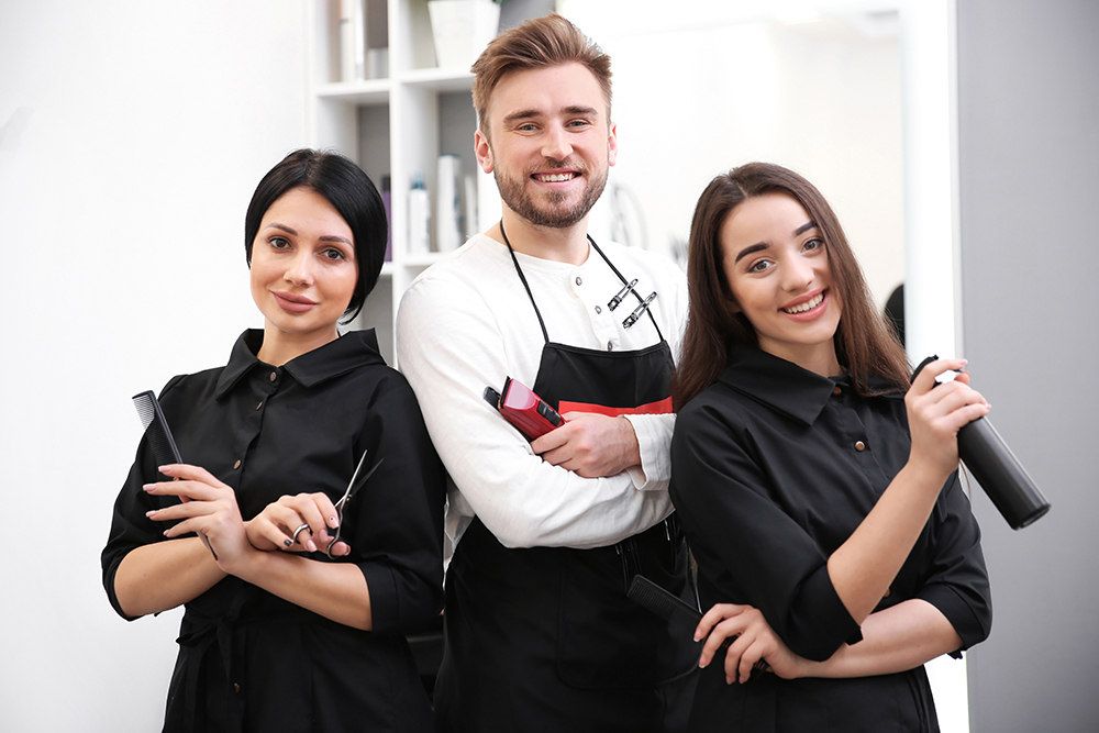 Bild von einem Friseursalon-Team